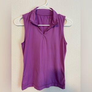 Purple Calvin Klein Athletic Top